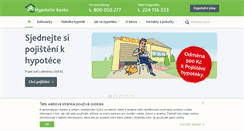 Desktop Screenshot of hypotecnibanka.cz